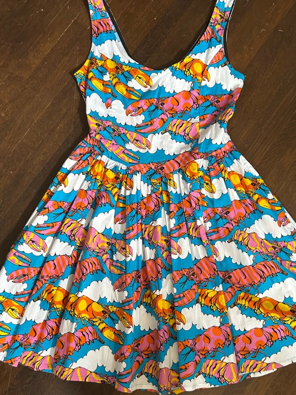Nooworks Mini Misty Dress in Lobster Dream XS